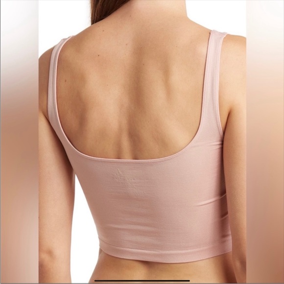 NWT Free People Scoop Neck Crop Cami - Picture 3 of 5